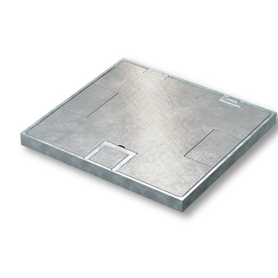 FLH6-SLD-ALM-C, Hinged Cover w/ Solid Surface for FLH6 Boxes, Aluminum