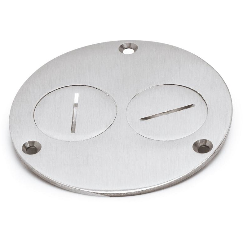 Lew Electric 523-DP-A 2 Screw Plug Aluminum Cover for 32 Series Boxes