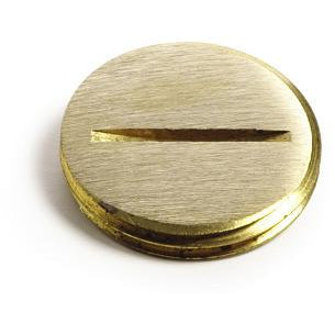 Lew Electric 6210 3/4" Brass Screw Plug for 6304-S-3/4, 524-3/4 Boxes