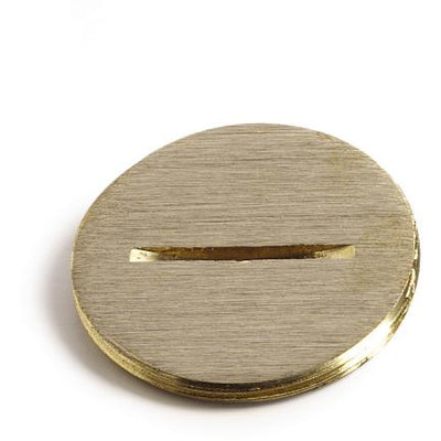 Lew Electric 6213 1" Brass Screw Plug for 523-DP, 6304-DP, TCP-2 Cover