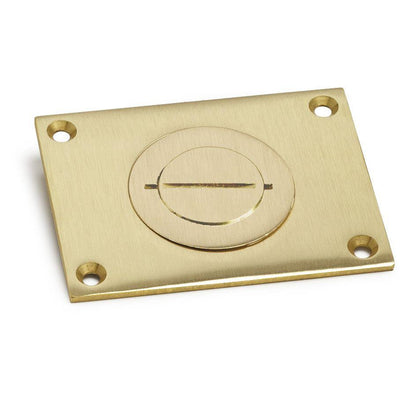 Lew Electric 6304-S-1 Dual Screw Plug for 1100 Box Covers, Brass