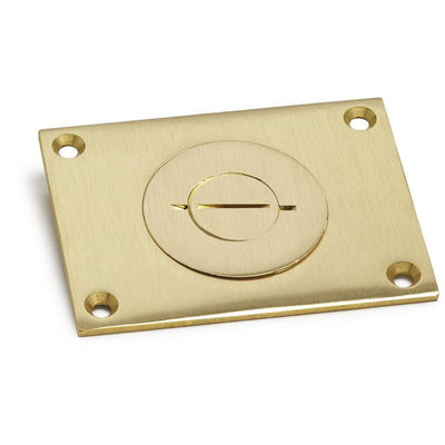 Lew Electric 6304-S-3/4 Dual Screw Plug for 1100 Box Covers, Brass