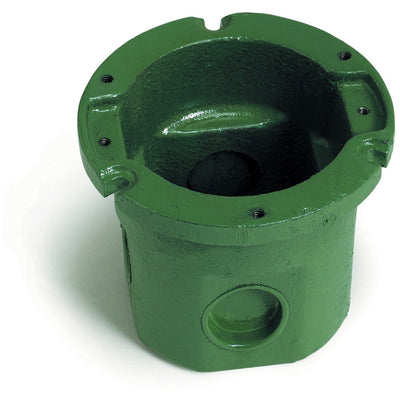 Lew Electric 812 Round Flush Floor Box, Duplex Outlet, No Cover