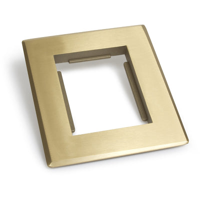 Lew Electric CF-1101-DFB 1 Gang Carpet Flange, 1100 Floor Boxes, Brass
