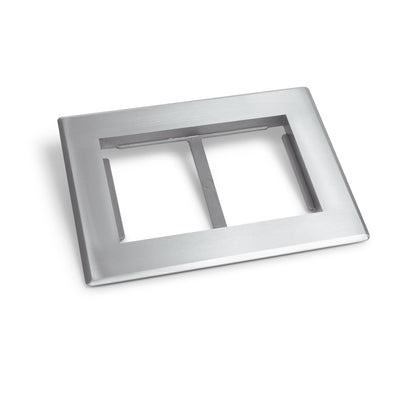 Lew Electric CF-1102-DFB-A 2 Gang Carpet Flange, 1100 Boxes, Aluminum