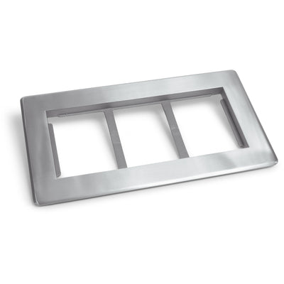 Lew Electric CF-1103-DFB-A 3 Gang Carpet Flange, 1100 Boxes, Aluminum