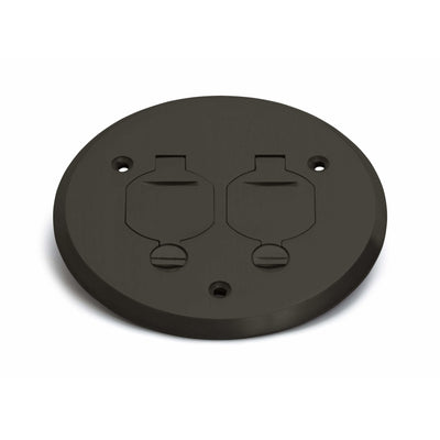 Lew Electric PBR-FPDB 1 Duplex Flip Lid Round Cover for PBR-1, Bronze