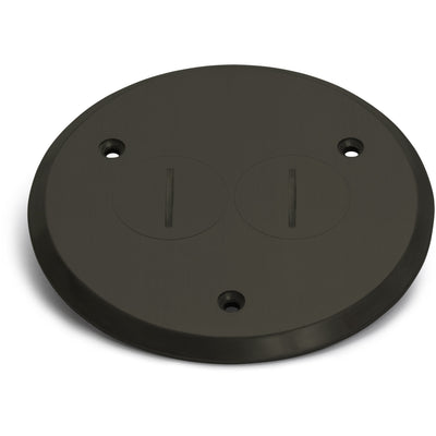Lew Electric PBR-SPDB 1 Duplex Screw Plug Round Cover for PBR-1 Bronze