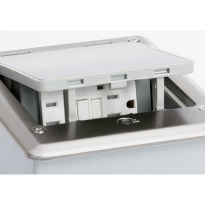 Outdoor Waterproof Popped Up Ground Box Stainless Steel 20A GFI Hex Key