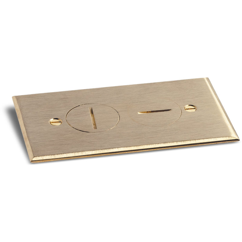 Showing Brass Lid of Lew Electric Floor Plate