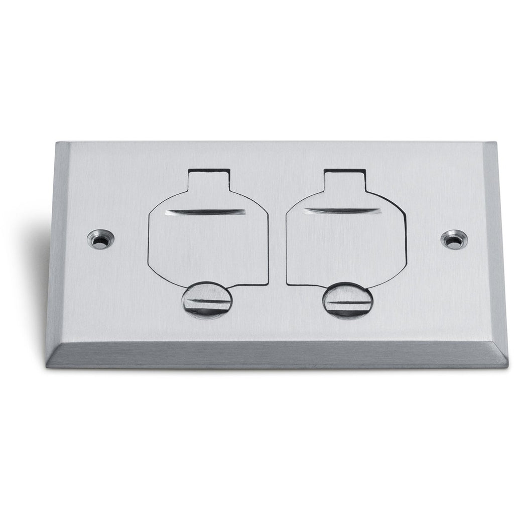 Lew Electric RRP-2-FPA 1 Duplex Flip Lid Cover for 1101-PB, Aluminum