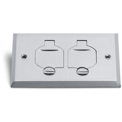 Lew Electric RRP-2-FPA 1 Duplex Flip Lid Cover for 1101-PB, Aluminum
