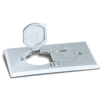 Lew Electric RRP-2-LR-AR Cover for RRP-1 & SWB-1 Floor Boxes, Aluminum