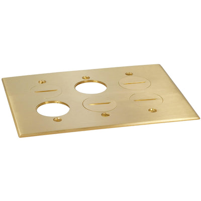 Lew Electric RRP-6-BP Screw Plug Replacement Cover for SWB-6 Box Brass