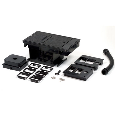 Wiremold XB814C520BK Outdoor In-Ground Cover Data Assembly, Black