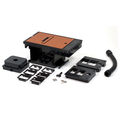 Wiremold XB814C520BN Outdoor In-Ground Cover Data Assembly, Brown