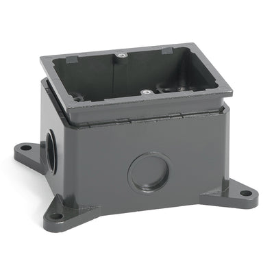 Lew Electric 1101-DA 1 Gang Deep Concrete Floor Box Fully-Adjustable
