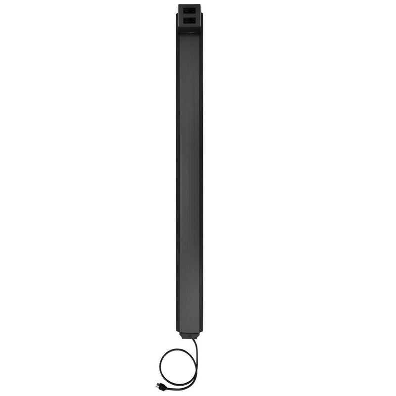 FSR SW-321STK-2P-SLT Floor Raceway, 3'-6' Length, 4 Power, Slate