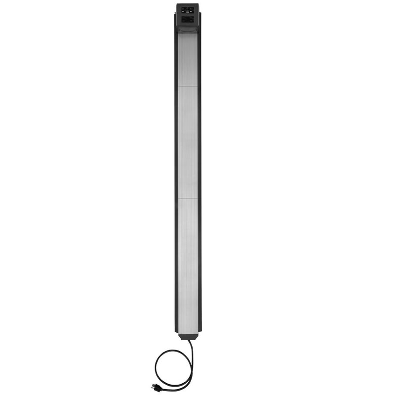 FSR SW-321STK-2PUSB-ALM Floor Raceway, 3'-6' Length, 4 Power, 2 USB, Aluminum