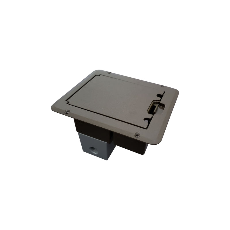 Deck Power Grommet, USB-A/C Outlet, Weatherproof Electrical Box - Bronze