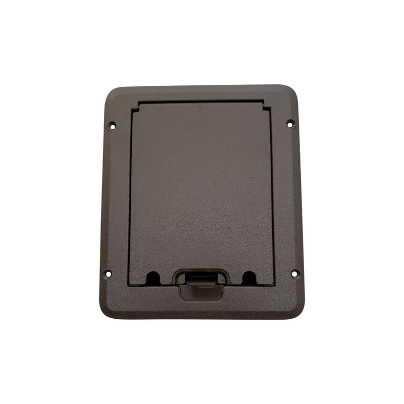 Deck Power Grommet, USB-A/C Outlet, Weatherproof Electrical Box - Bronze