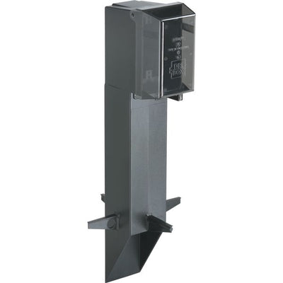 Arlington GPD19B Gard-N-Post 19.5" Outdoor Power Post w/ Cover, Black