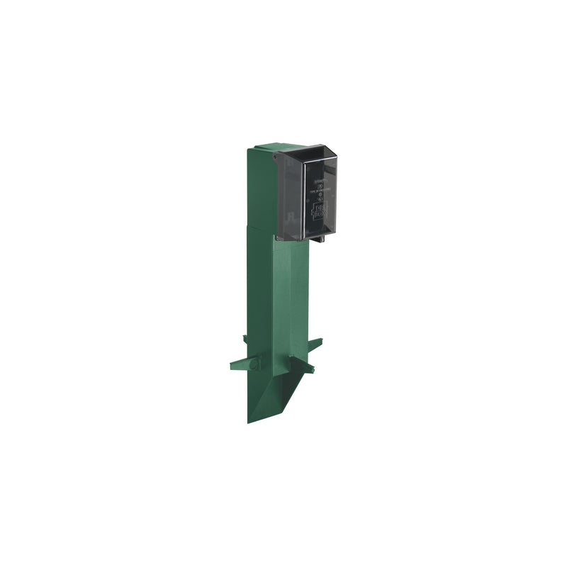 Arlington GPD19G Gard-N-Post 19.5" Outdoor Power Post w/ Cover, Green