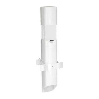 TayMac ParkPost PP55W Outdoor Weatherproof Power Enclosure Post, White