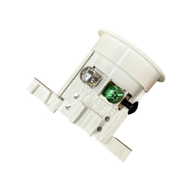 Sillites SCRW, Self Contained Receptacle Outlet, Flush Mount, White