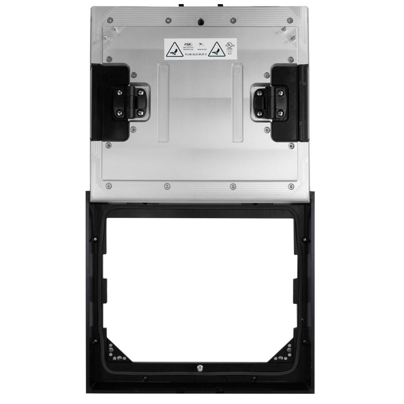 FLH6-SLD-BLK-C, Hinged Cover w/ Solid Surface for FLH6 Boxes, Black