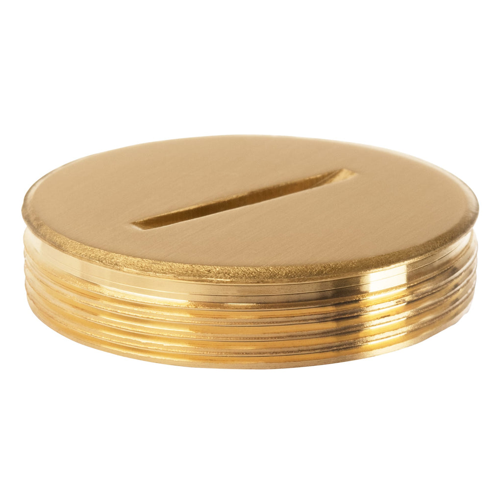 Lew Electric 6213-BP 1.5" Brass Screw Plug for RRP-1-BP SWB-1-BP Cover