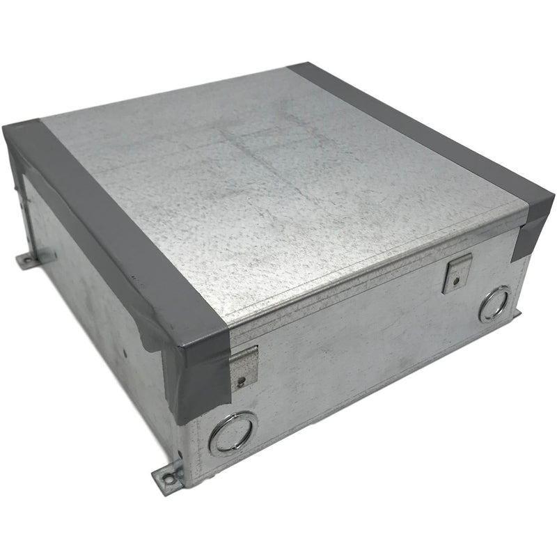 Lew Electric CF10C8K Concrete Floor Box, showing cover for installation / protection during concrete pour