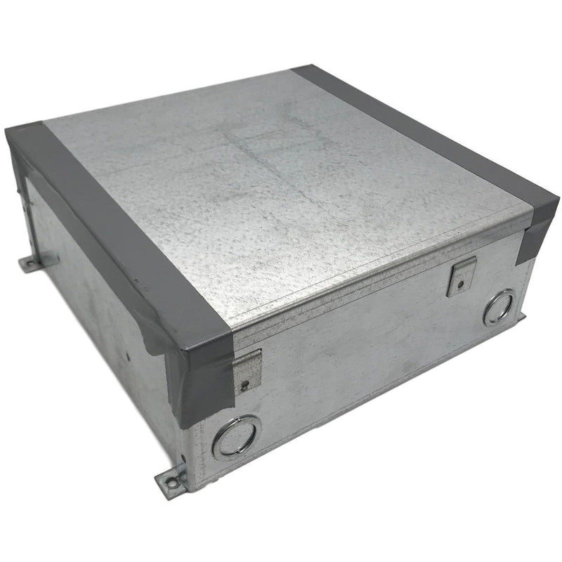 Lew Electric CF10C8P Concrete Floor Box, showing cover for installation / protection during concrete pour