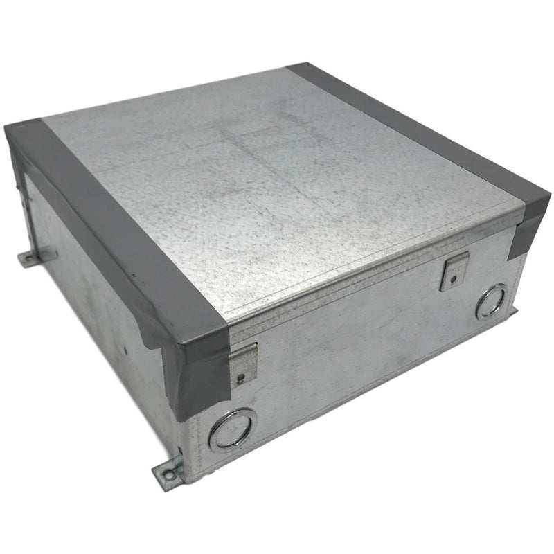 Lew Electric CF10C66 Concrete Floor Box, showing cover for installation / protection during concrete pour