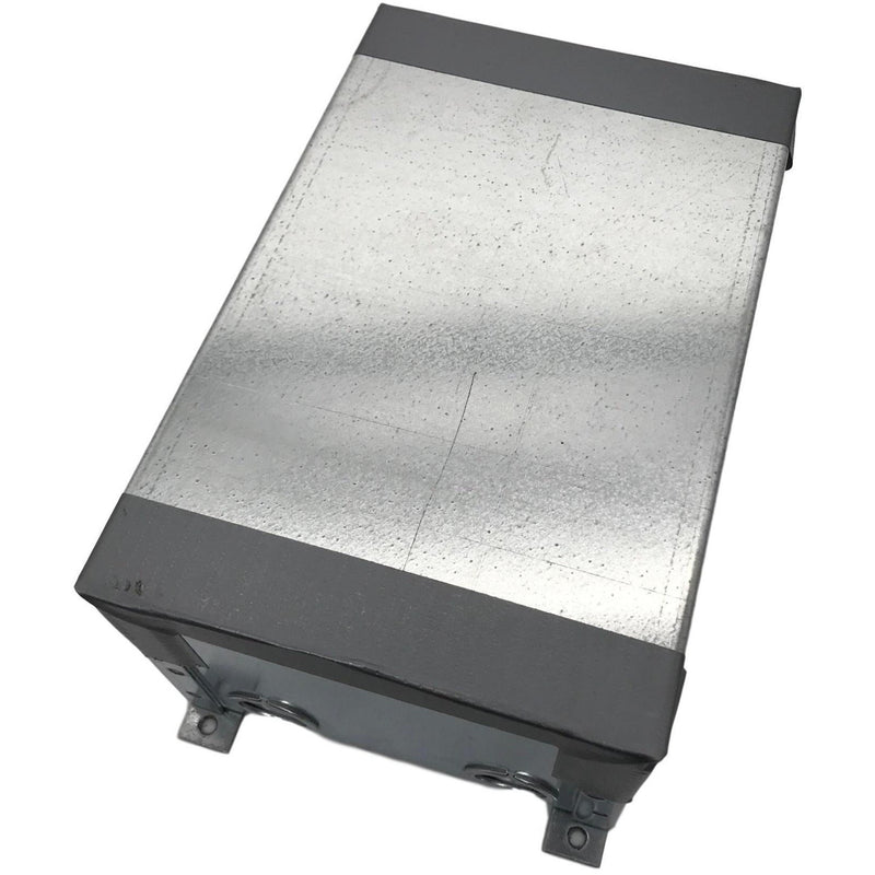 Lew Electric CF9C4F Concrete Floor Box, showing cover for installation / protection during concrete pour