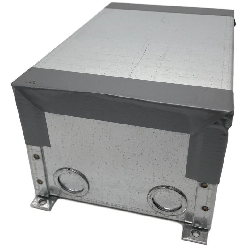 Lew Electric CF9C4B Concrete Floor Box, showing cover for installation / protection during concrete pour