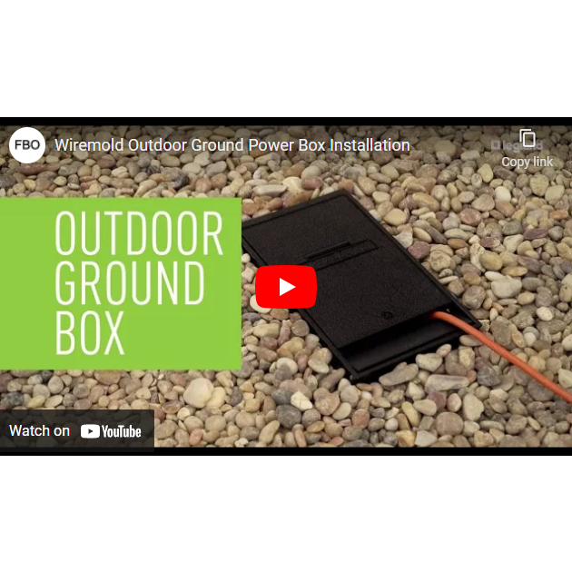 Wiremold XBLNT XB814 Series Outdoor Ground Box Locknut Tool – Floor Box ...