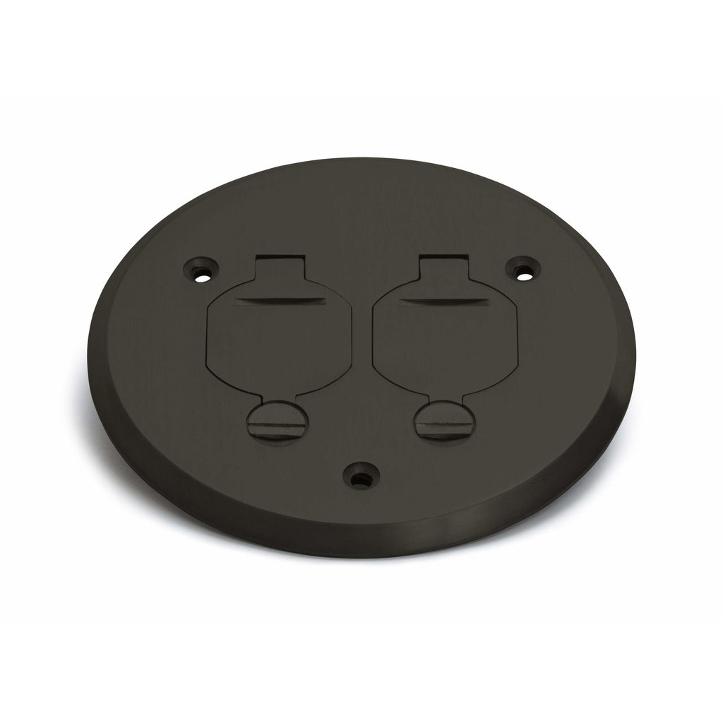 Lew Electric PBR-FPDB 1 Duplex Flip Lid Round Cover for PBR-1, Bronze