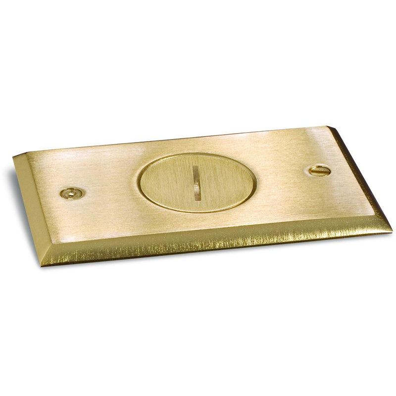 Lew Electric RRP-1-BPR Cover for RRP-1 and SWB-1 Floor Boxes - Brass